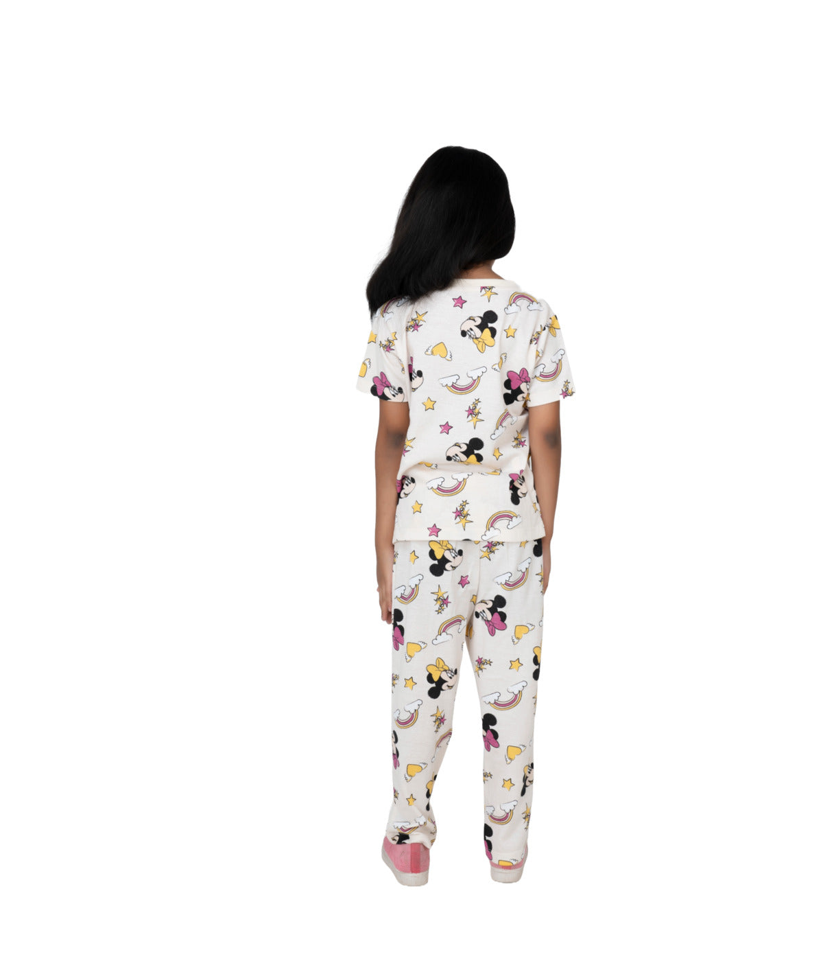 Kidilisious Cotton Rich Girls Pyjama Set in Sand - Sweet Dreams in Style!