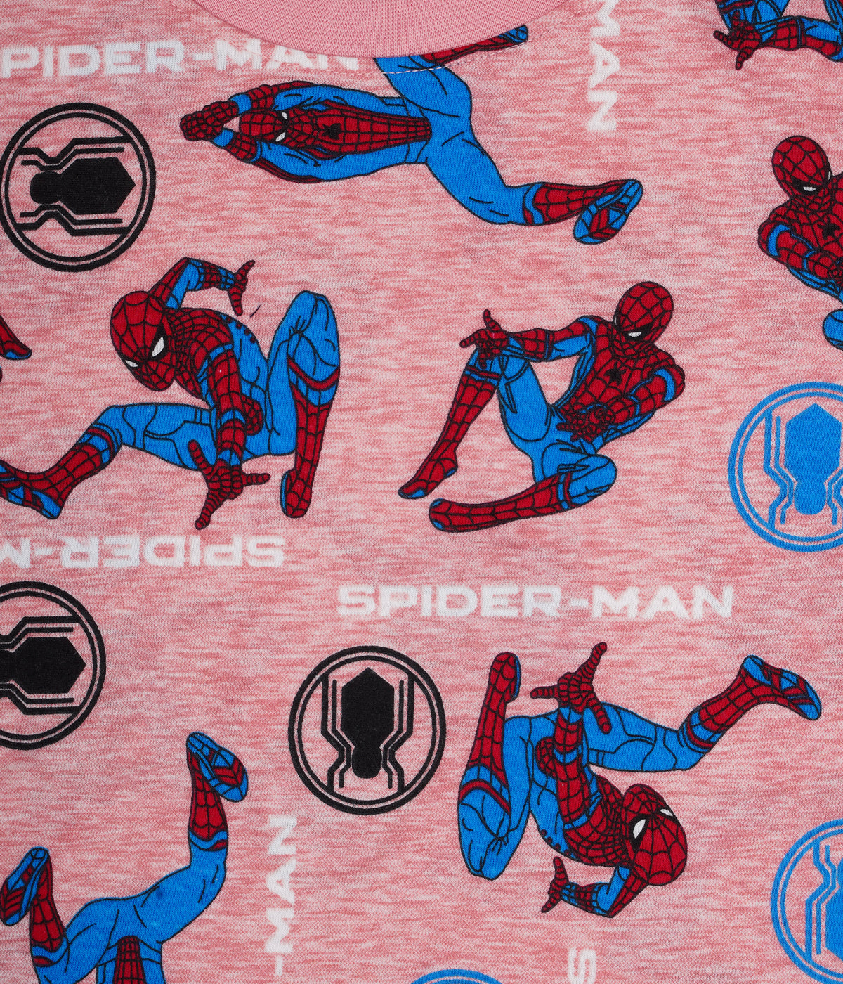 Kidilisious Cotton Rich Kids Pyjama Set in Pink - Sweet Dreams with Spidey!
