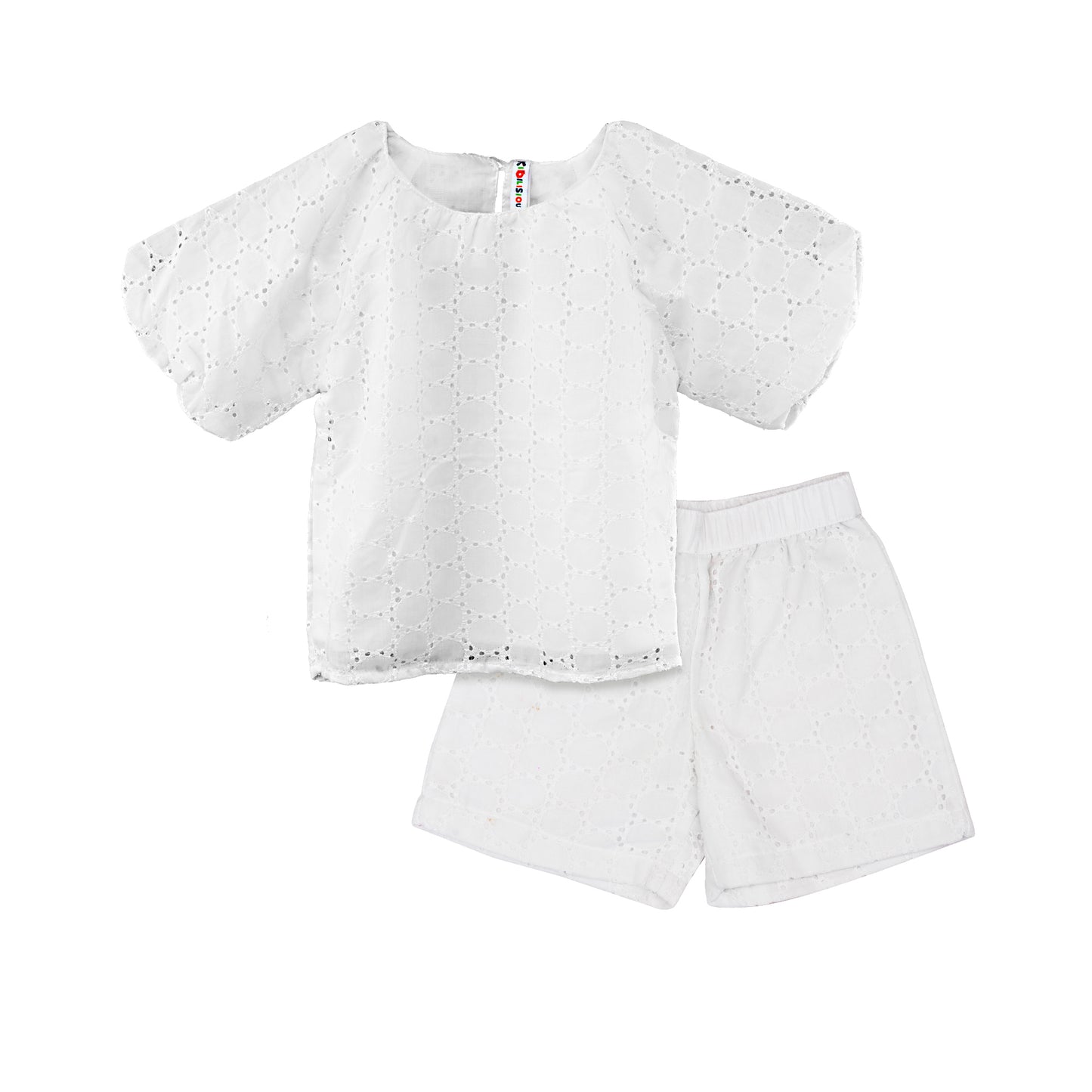 Kidilisious SuperSoft Embroidered with Linning Coord Set For Girls