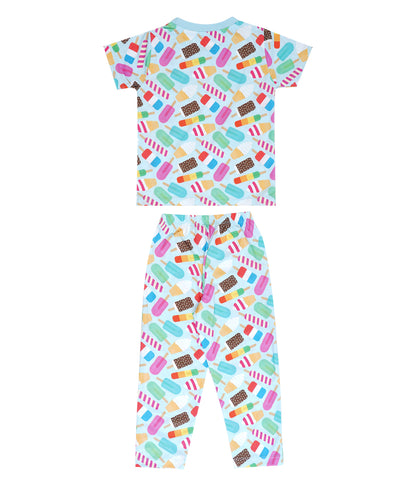 Popsicle Pyjamas - Sweet Dreams in Ice Blue for Girls and Boys!
