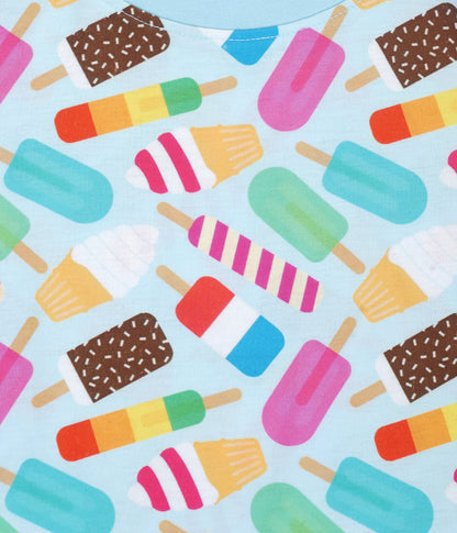 Popsicle Pyjamas - Sweet Dreams in Ice Blue for Girls and Boys!