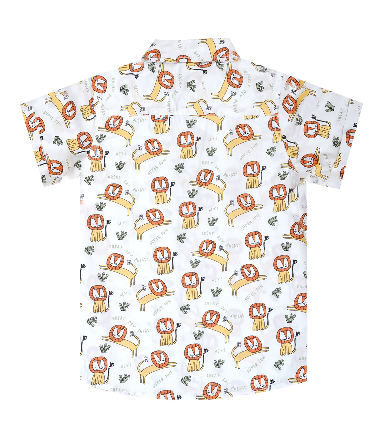 Roar into Summer with Kidislious' White Lion Shirts!